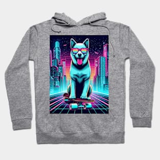 Dog Skateboarding Hoodie